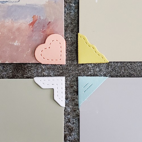 Photo corner metal cutting - photo,