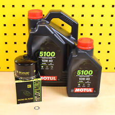 Oil Change Kit Oil Filter 5L Motul 5100 10w40 For: Kawasaki Ninja Z 1000 H2 (ZR1000)