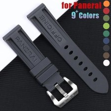 Rubber Watchband for Panerai Sport Smart Watch Replacement Strap 24mm 26mm 22 20