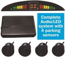 Car Reversing Reverse Parking System Sensors with Audio Warning & LED Display