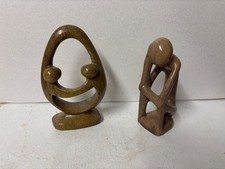 Carved Soap Stone Abstract Sculptures