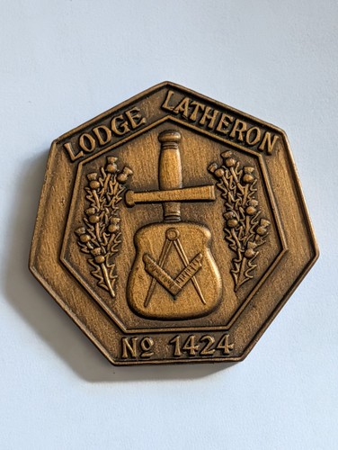 Masonic token penny - token/penny., lodge