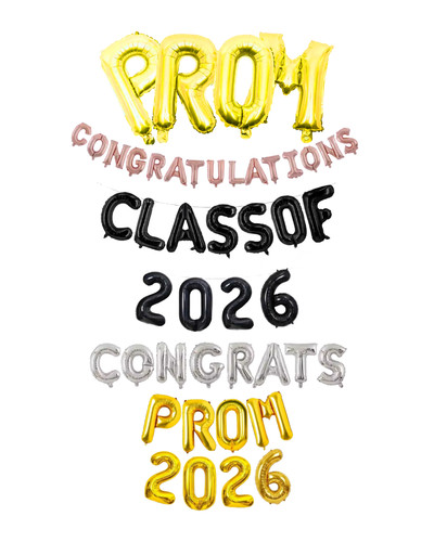 Prom 2026 balloons foil - prom,
