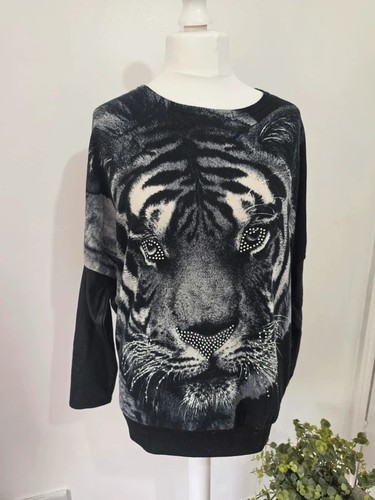 Y2k tiger rhinestone - y2k,