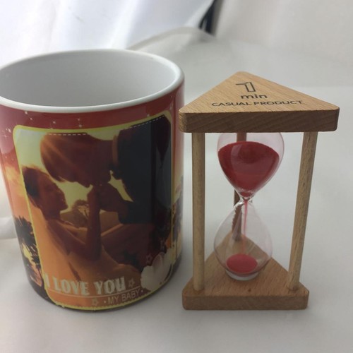 Mini wooden frame hourglass