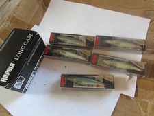 X rare pack 5 unused limited rapala long cast LCM-10C 11g chub pike fishing lure