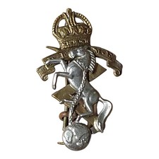 Original British Army REME Royal Electrical Mechanical Engineers Cap Badge