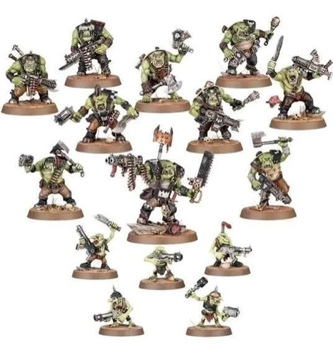 Ork nob boyz and - and, gretchin