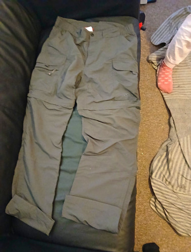 Trespass men grey snow - grey, pants