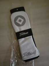 Titleist Pioneer Dot Leather Fairway Wood Headcover  White/Grey  Premium Leather