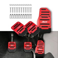 3Pcs Red Non-Slip Pedal Series | Car Accessories |R Sport Pedal | Universal| New