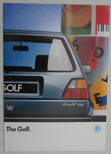 VW GOLF MKII Brochure 1989: Base, CL, GL. 3-Door, 5-Door. 1.3, 1.6, 1.6D, 1.6TD