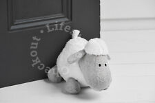 FIND ME A HOME FLUFFY GREY SHEEP DOORSTOP GIFT CHRISTMAS WEIGHTED DOOR STOP