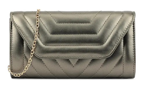Women faux leather clutch bag - women,