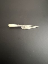 Edwardian solid silver trowel - edwardian,