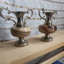 Vintage Onyx Marble Amphora