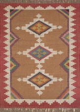 Large Kilim Rug Handmade Wool