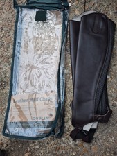 Dublin leather half chaps