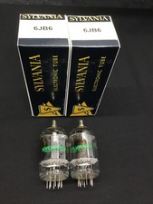 MATCHED PAIR SYLVANIA 6JB6 Ham Radio Sweeps VACUUM TUBES Tested 11.9280