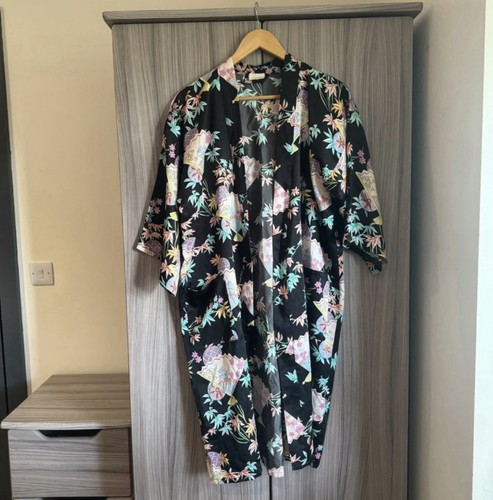 Vintage japanese floral kimono - japanese,
