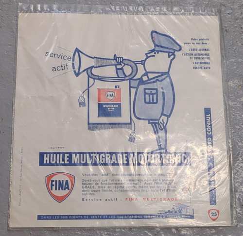 Vintage french fina oil - french,