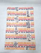 W H Smith & Son - Vintage Paper Bag - Christmas, Alice in Wonderland