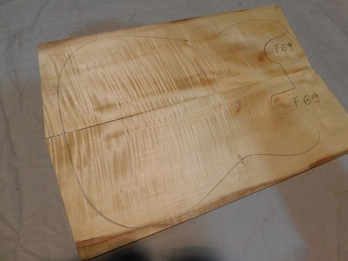 Flame maple drop top - maple,
