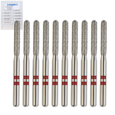 Zirconia Crown Removal Diamond Burs Round End Cylinder Fine Grit Z881/014F FG