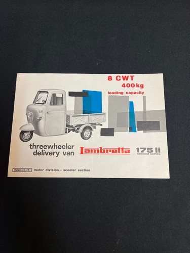 Lambretta three wheeler - lambretta,