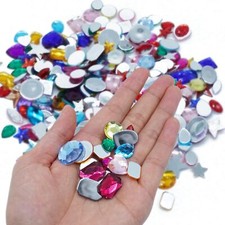 Acrylic Gemstones Gems Jewels Craft Embellishments Cards Wedding Decoration NEW