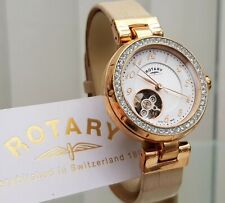 Rotary SWISS MADE Ladies Watch 21 Jewels Mechanical Automatic Project D RRP£390 