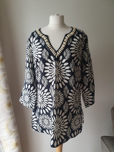Wallis linen beaded - wallis, print