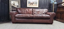 LAURA ASHLEY 3 SEATER LEATHER