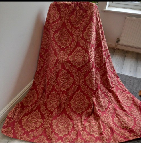 Vintage brocade curtains - curtains, &