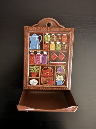 Vintage tin kitchen cupboard - tin, "kitchen