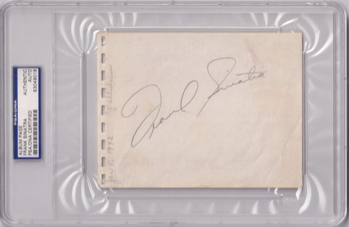 Frank sinatra signed - frank, page