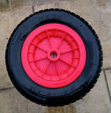 NAGA   14" Black Pneumatic Wheelbarrow Wheel 3.50 - 8    with 1"  Bore