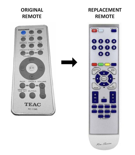 Teac 1196 remote - teac, rc-1196
