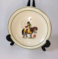 Vintage Thelwell Ponie Children Plate "Grays" Staffordshire Novelty