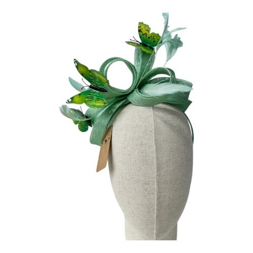 Feather looped headband - feather,