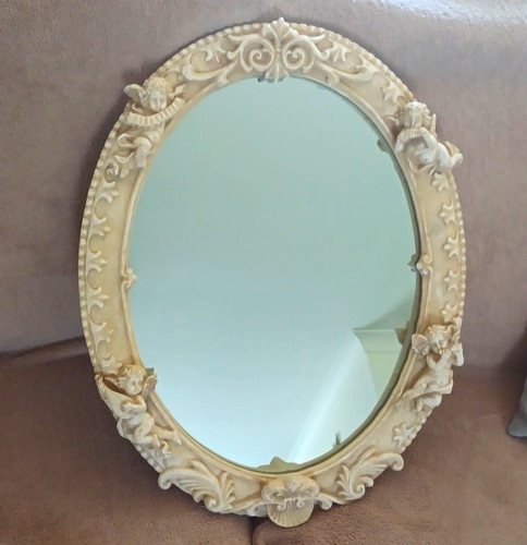 Vintage heavy oval wall - vintage,