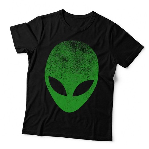 Alien head distressed aliens - alien,