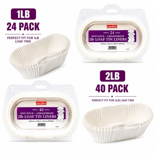 1lb 2lb loaf tin liner - 1lb/2lb,