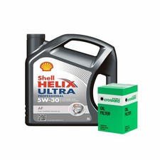 Shell Helix Ultra Professional AF 5W30 Engine Oil 5L Crosland Oil Filter Kit