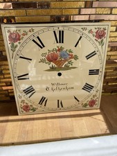 Antique Longcase Grandfather Clock Dial