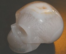 Agate skull, carved agate