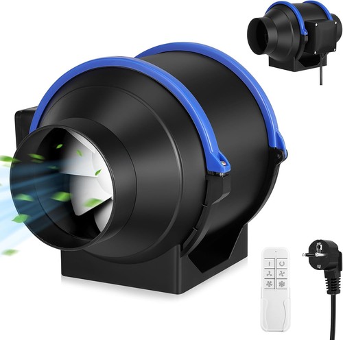 100mm inline duct extractor - 100mm,