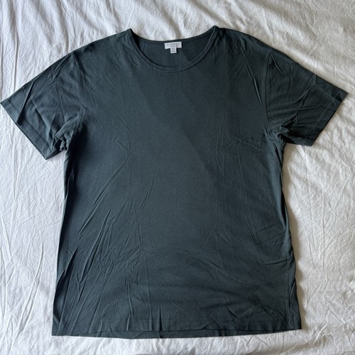 Sunspel plain cotton - plain, t-shirt