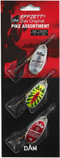 DAM Effzett Pike Spinner Assortment 3 Fishing Spinners #5 / 12g Lures Mepp Style