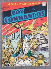Boy Commandos #4 ( 1943) VG/FN 5.0 Simon & Kirby Rare Classic Invasion issue